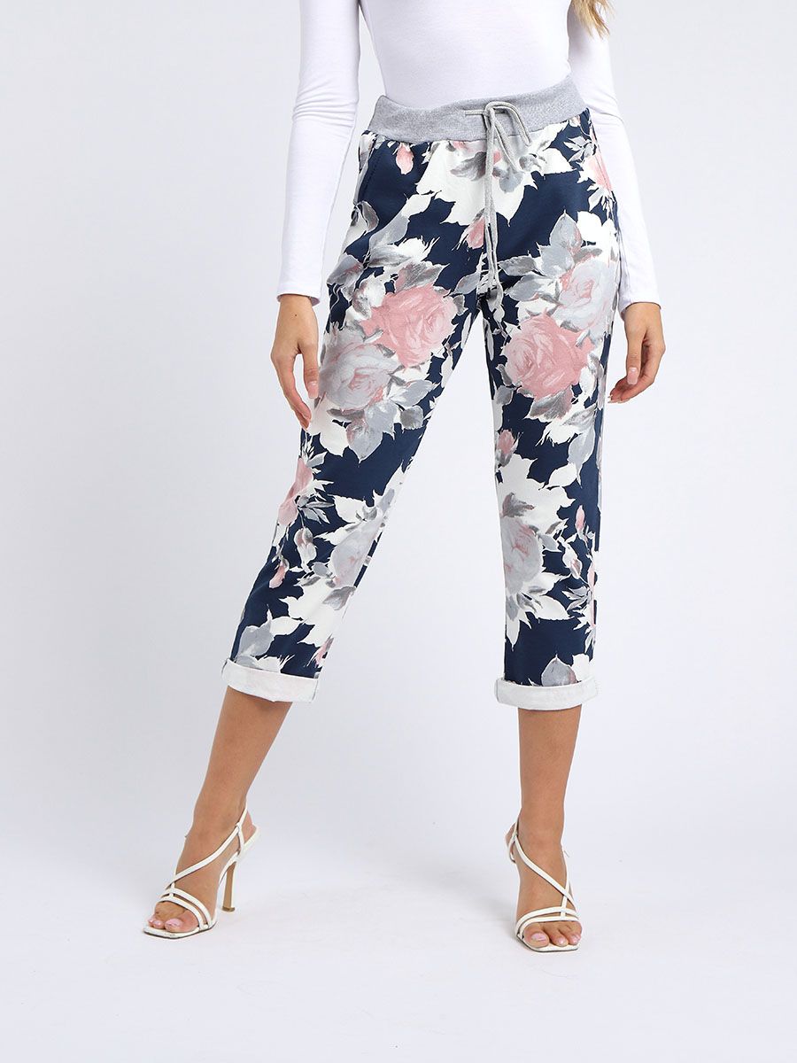 Italian Floral Print Cotton Women 